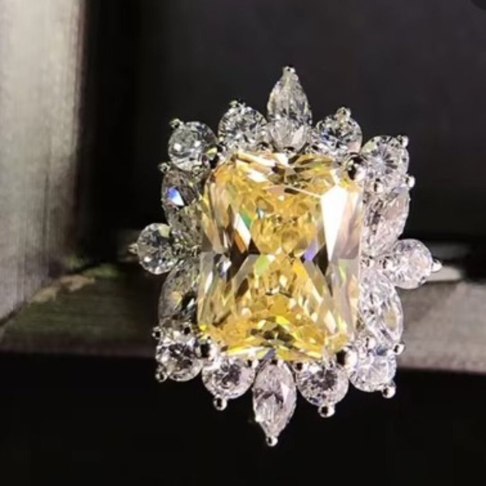 Lemon Cocktail Ring